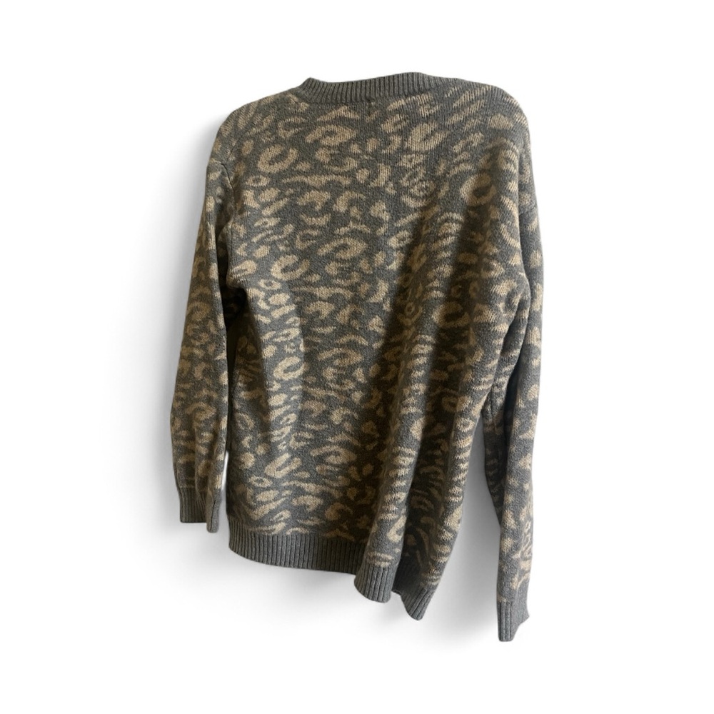 Entro Gray Textured Knit Sweater - Picture 2 of 3